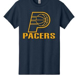 NBA Finals 2025 Indiana Pacers Fans Print Navy Ts shirt vtg